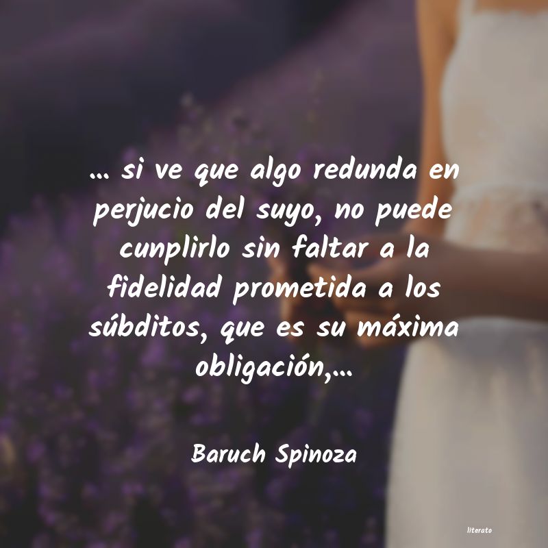frases de Baruch Spinoza