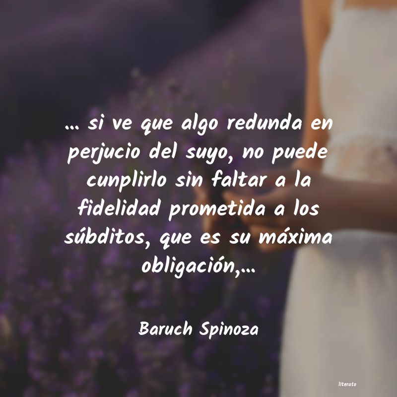 Frases de Baruch Spinoza