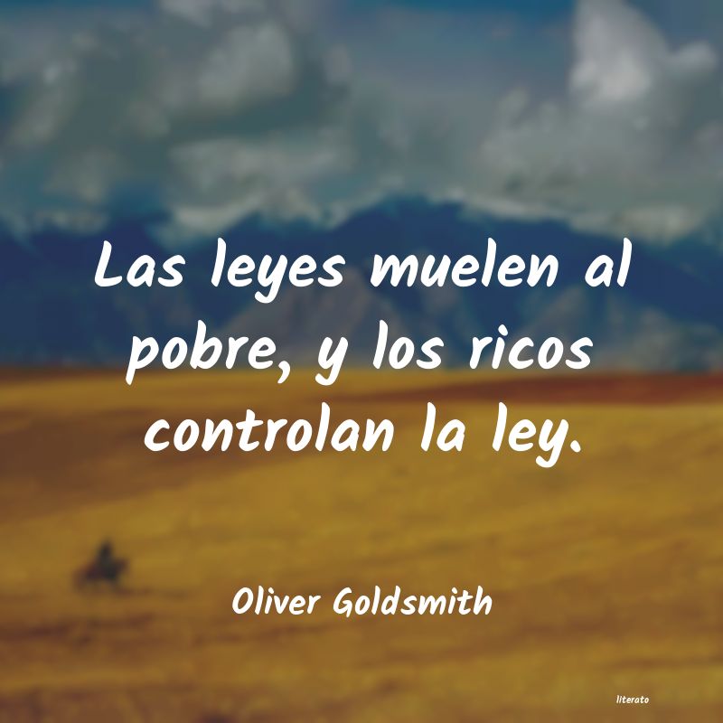 Frases de Oliver Goldsmith