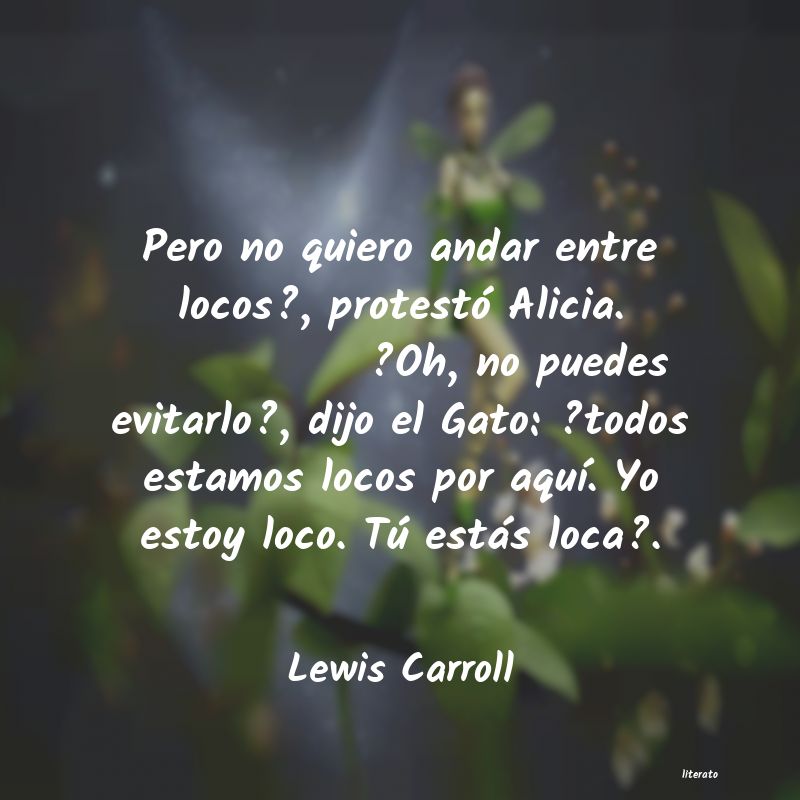 Frases de Lewis Carroll