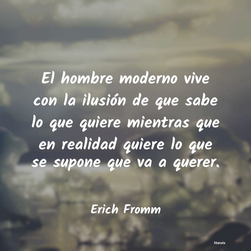 frases de Erich Fromm