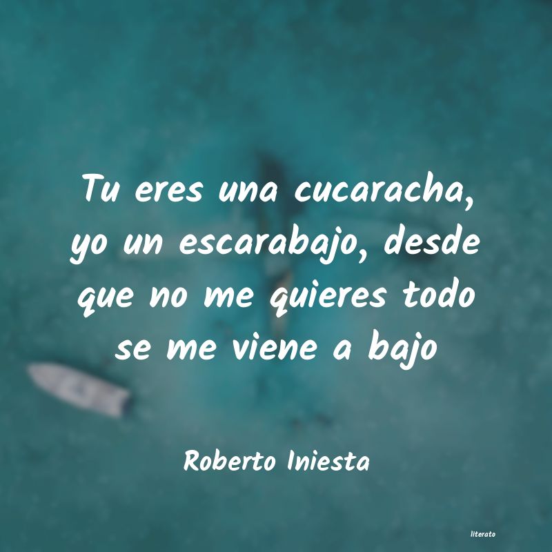 frases de Roberto Iniesta