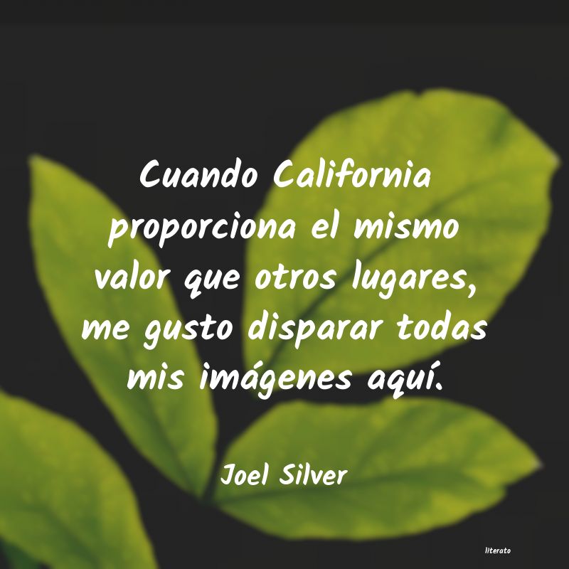 frases de Joel Silver