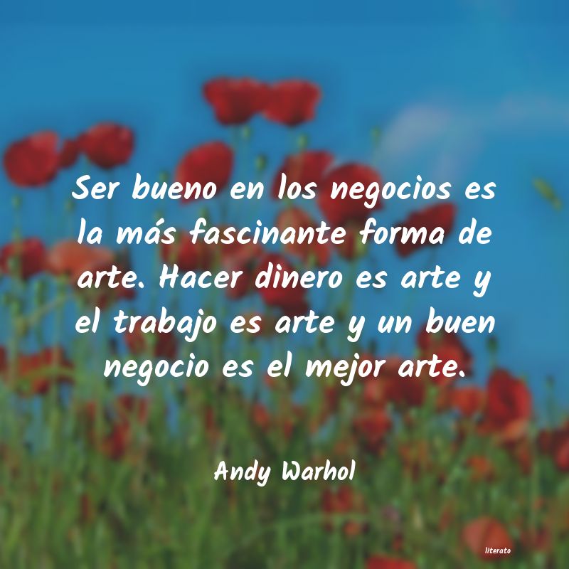 frases de Andy Warhol