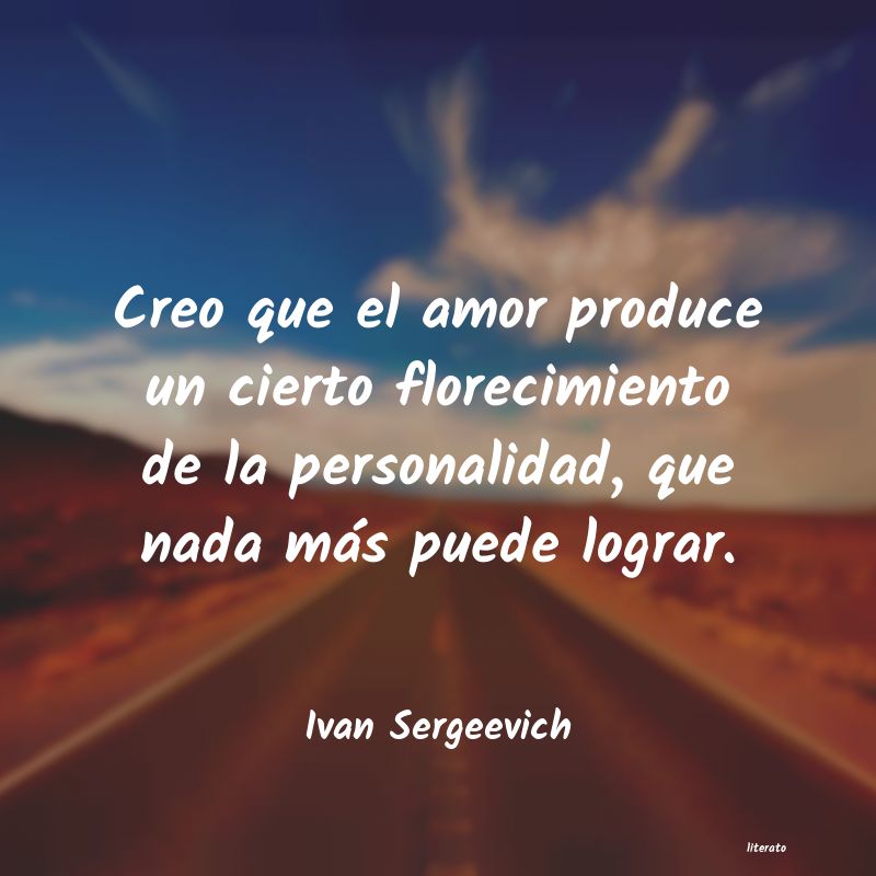 Frases de Ivan Sergeevich