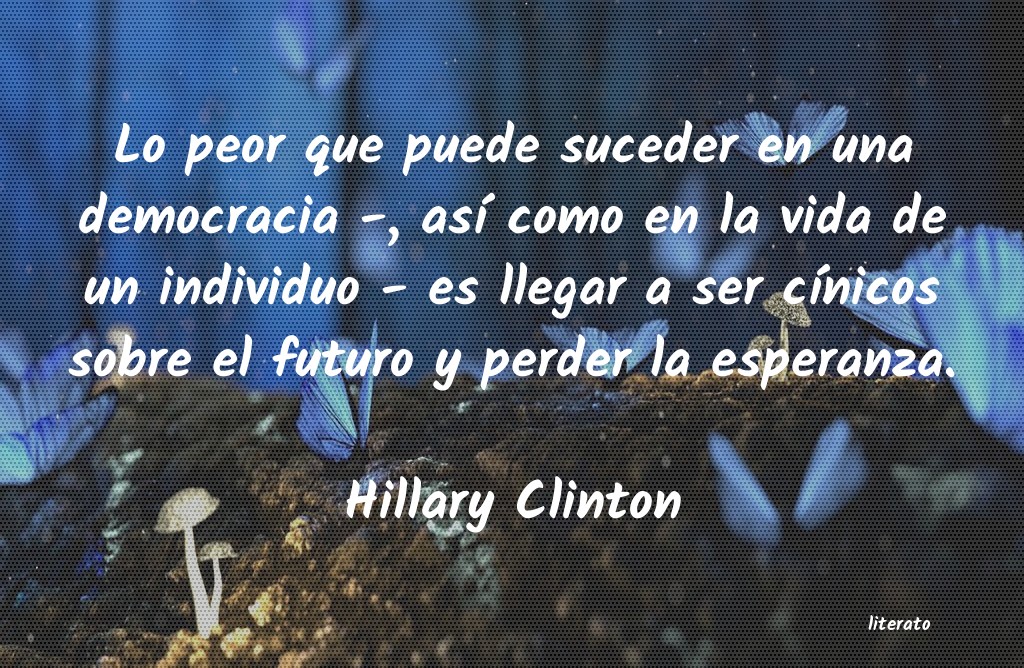 frases de Hillary Clinton