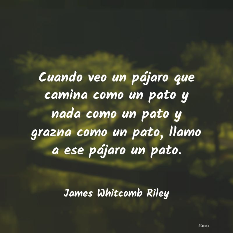 frases de James Whitcomb Riley