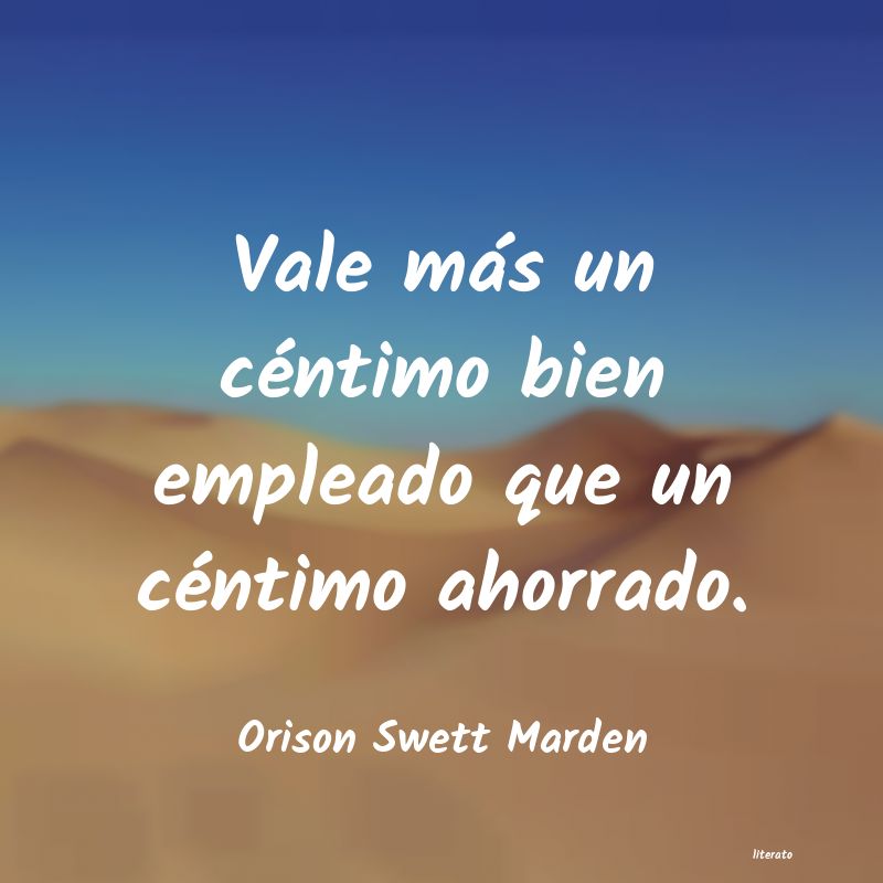 frases de Orison Swett Marden