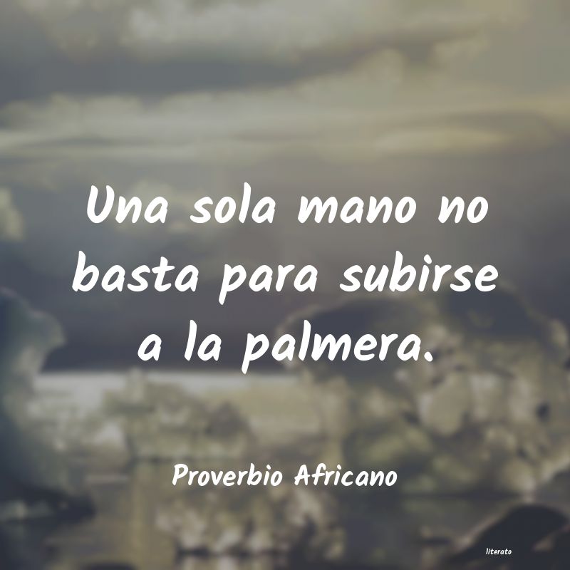 frases de Proverbio Africano