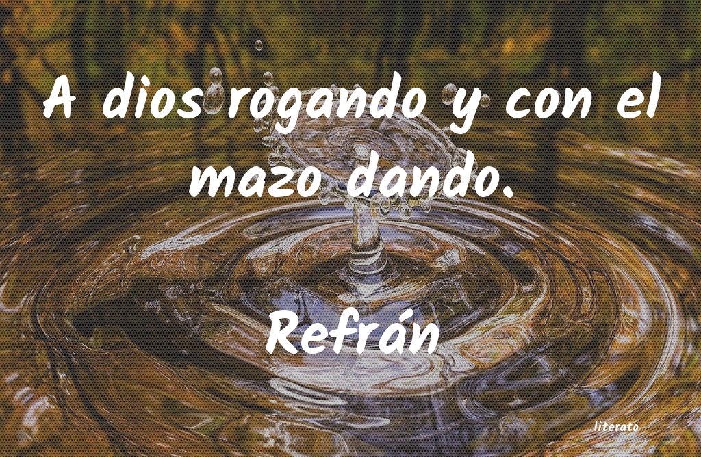 Frases de Refrán