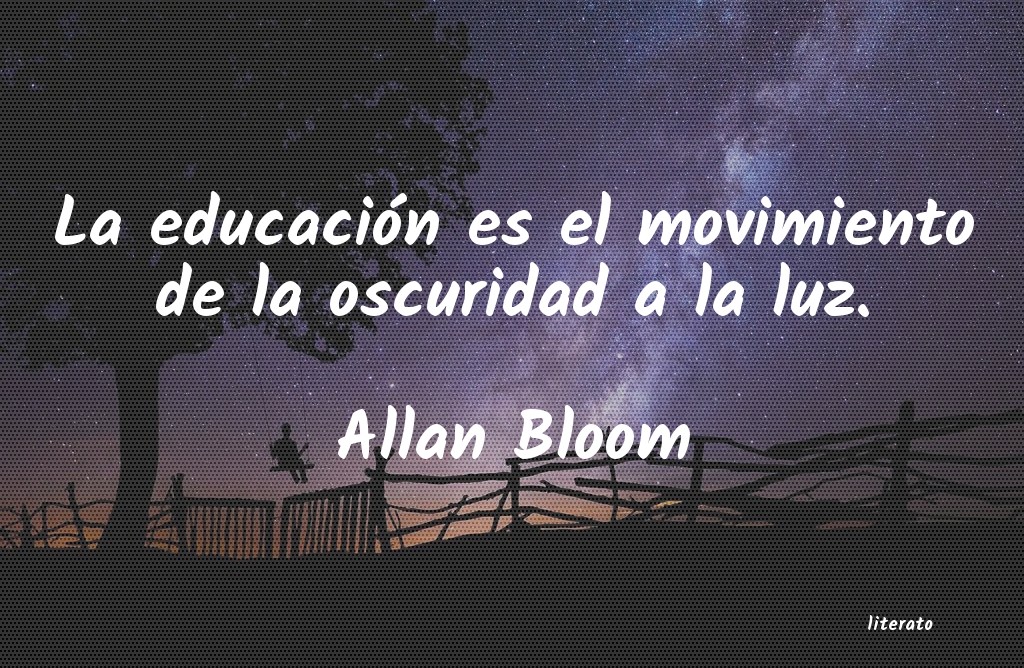 Frases de Allan Bloom