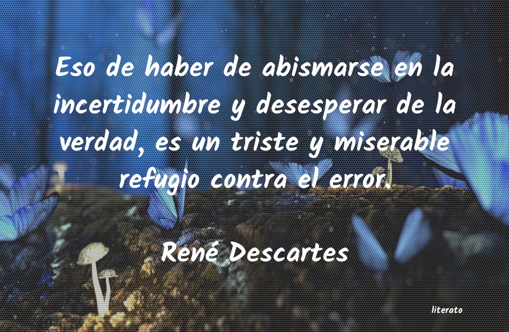 frases de René Descartes