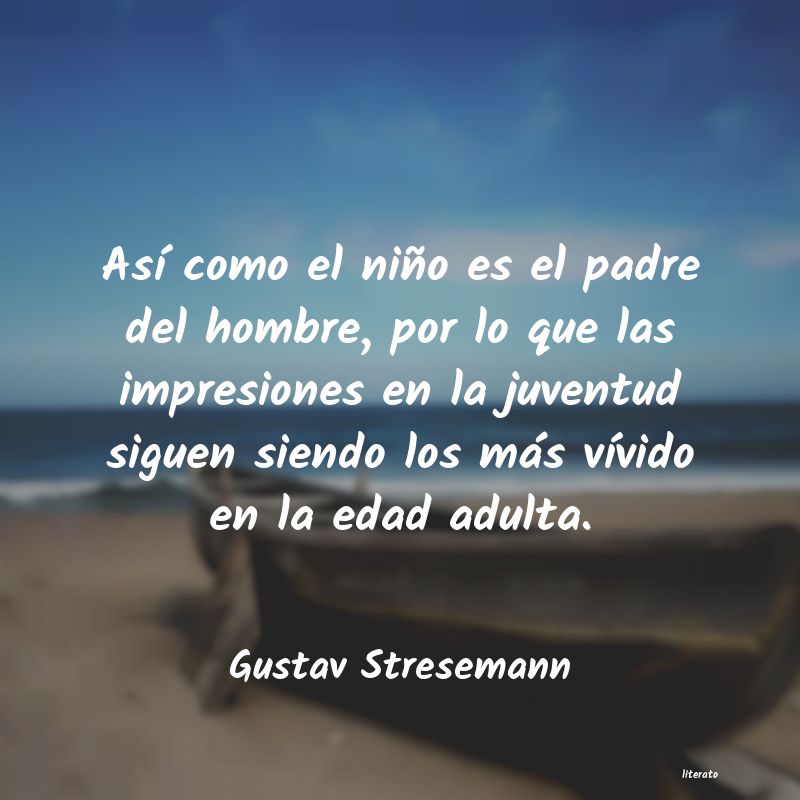frases de Gustav Stresemann