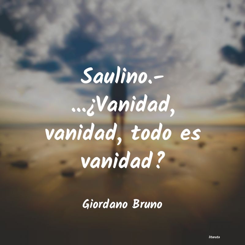 frases de Giordano Bruno