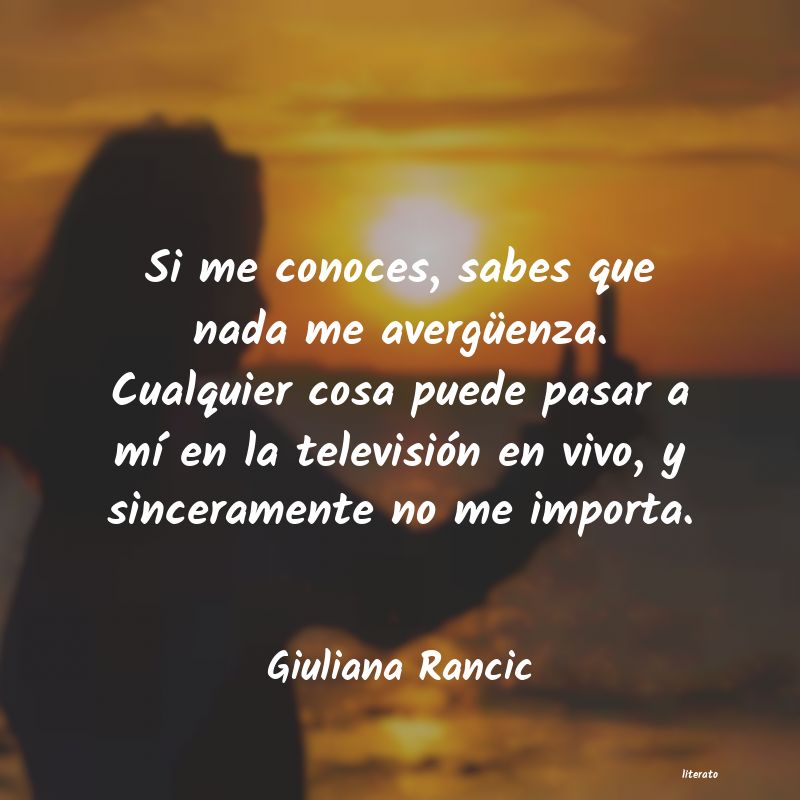 frases de Giuliana Rancic