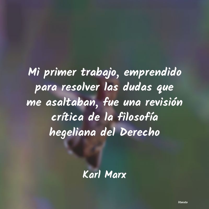 frases de Karl Marx