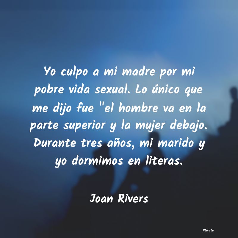 Frases de Joan Rivers - literato