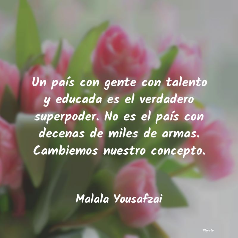 frases de Malala Yousafzai