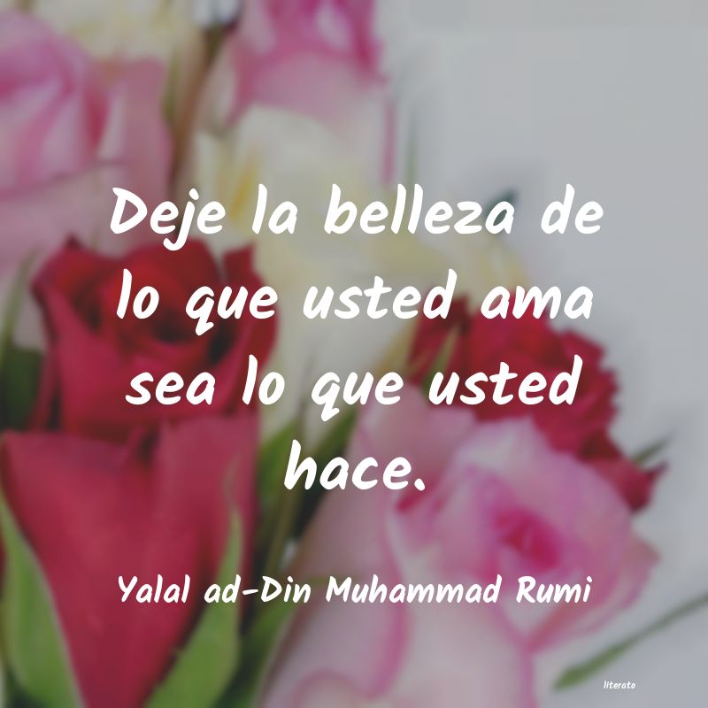 Frases de Yalal ad-Din Muhammad Rumi