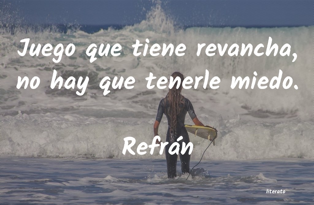 Frases de Refrán