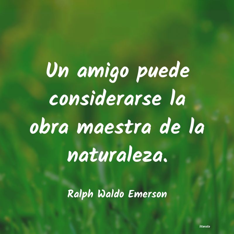 Frases de Ralph Waldo Emerson