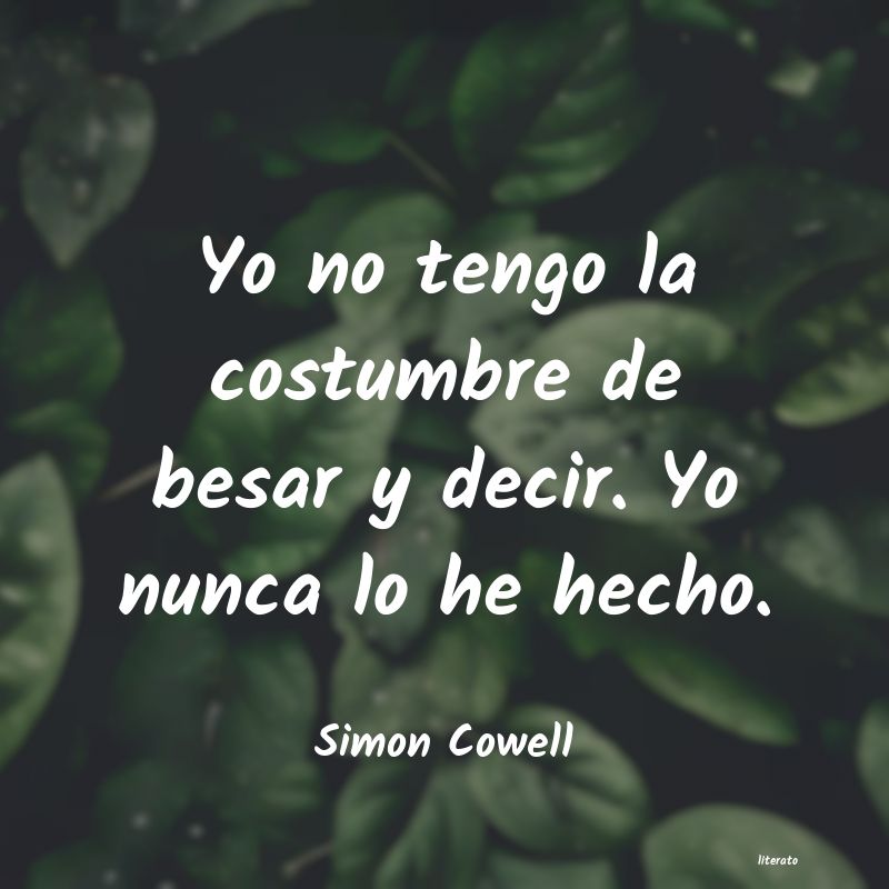 Frases de Simon Cowell