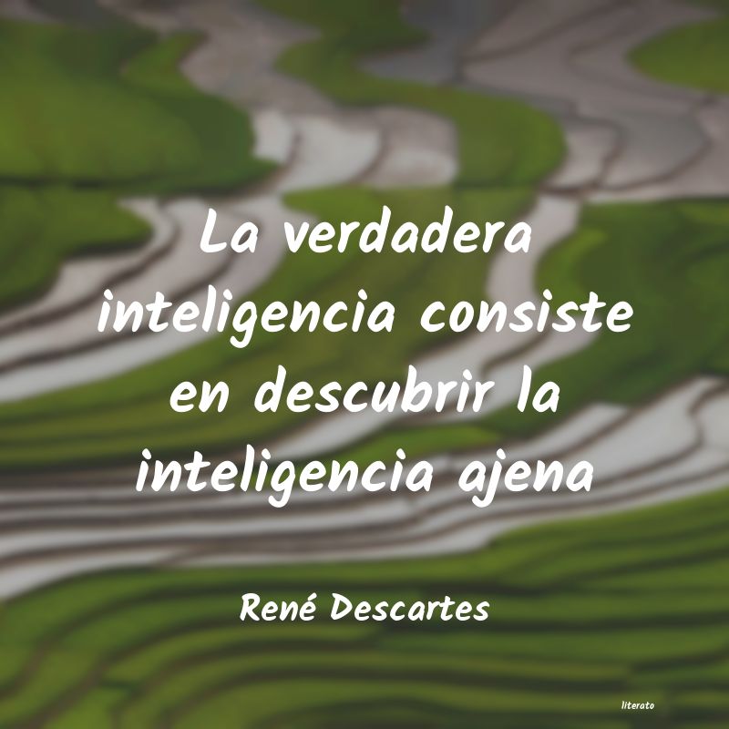 frases de René Descartes
