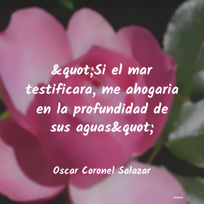 frases de Oscar Coronel Salazar