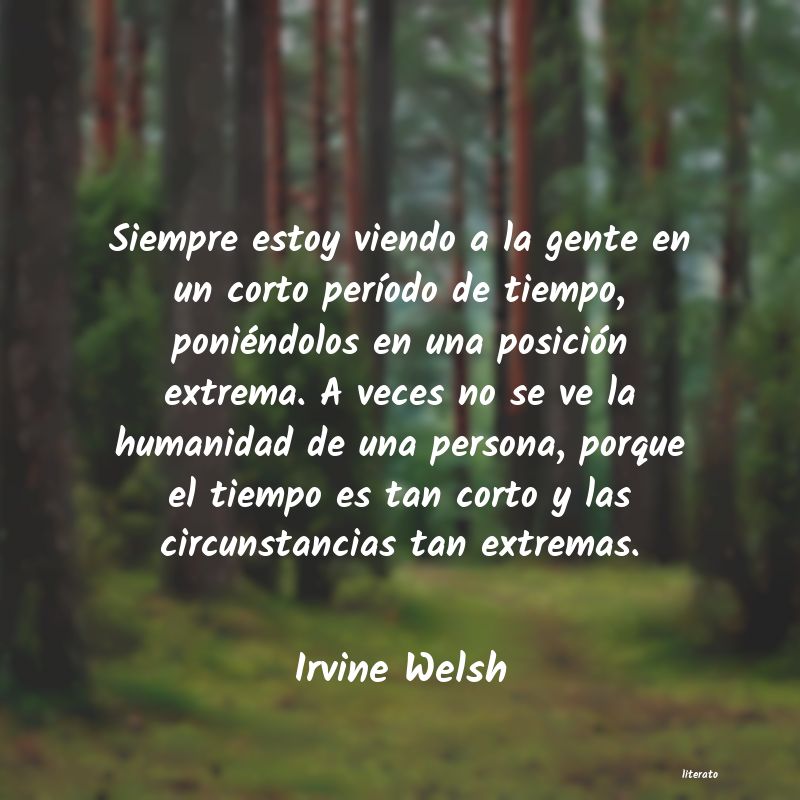 Frases de Irvine Welsh