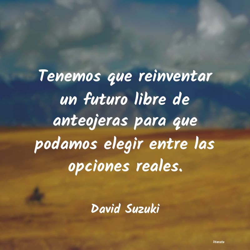 Frases de David Suzuki