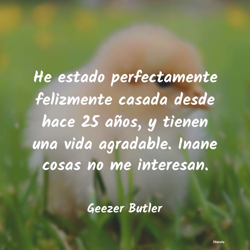 Frases de Geezer Butler