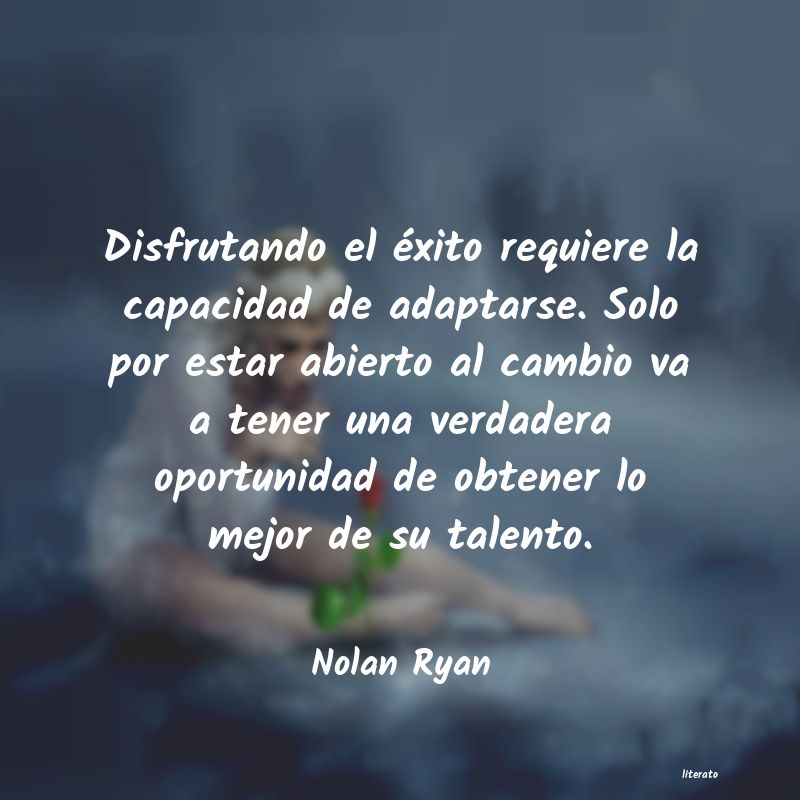 frases de Nolan Ryan