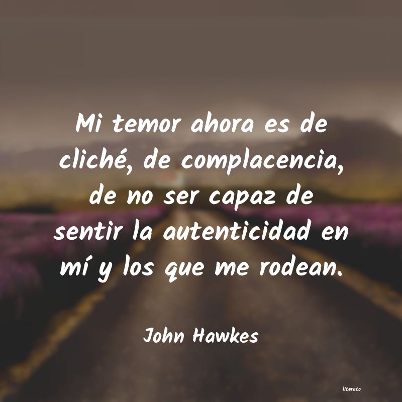 Frases de John Hawkes