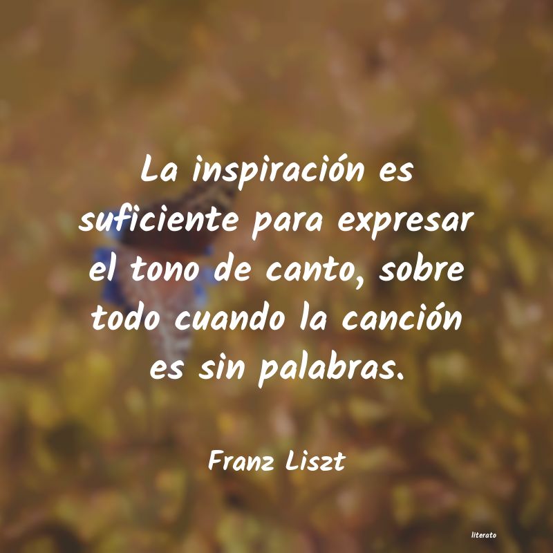 Frases de Franz Liszt