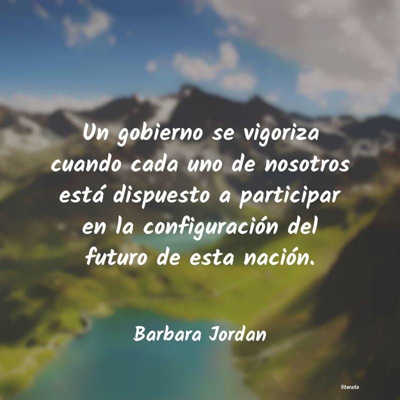 frases de Barbara Jordan