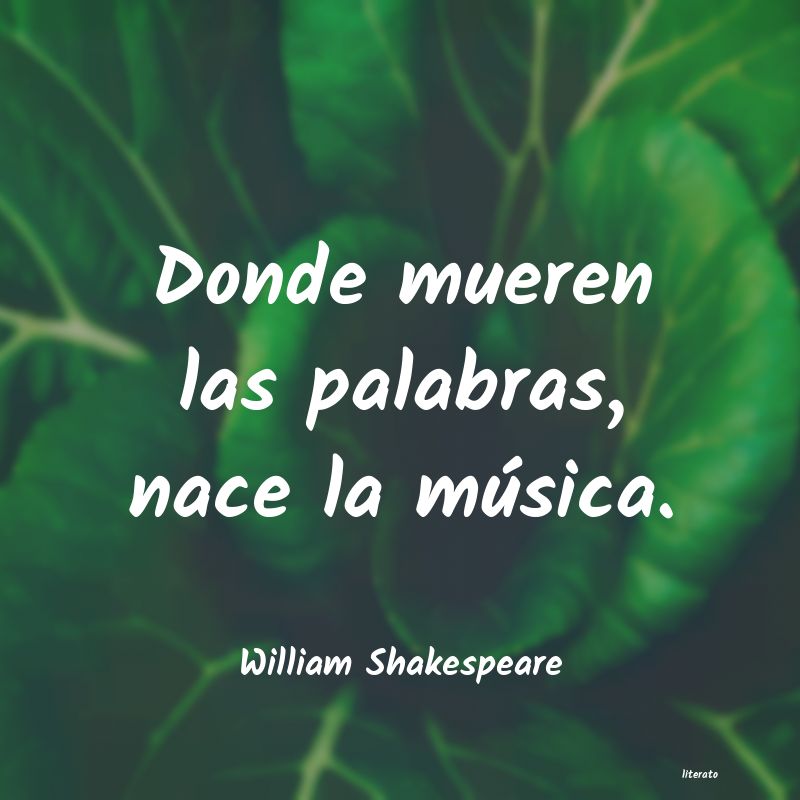 Frases de William Shakespeare