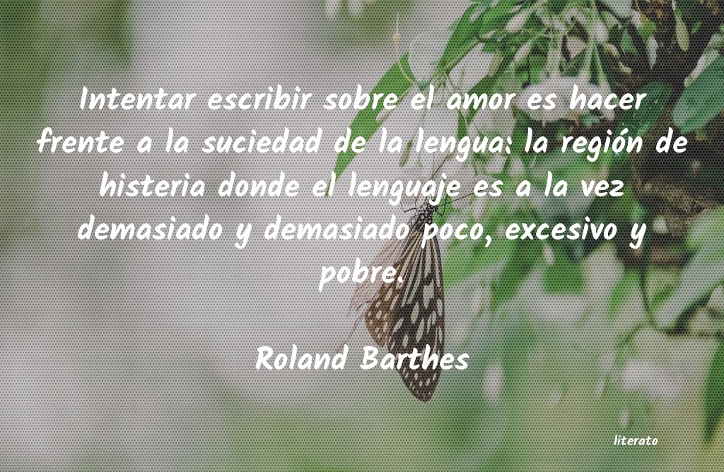 Frases de Roland Barthes