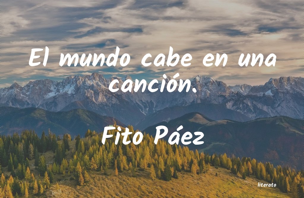 Frases de Fito Páez