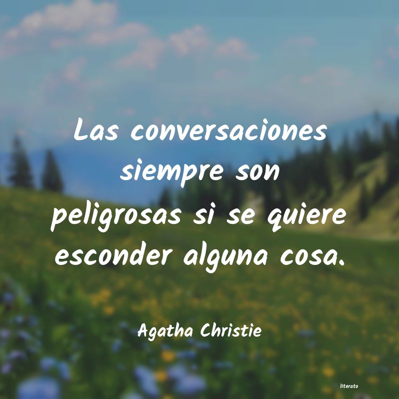 frases de Agatha Christie