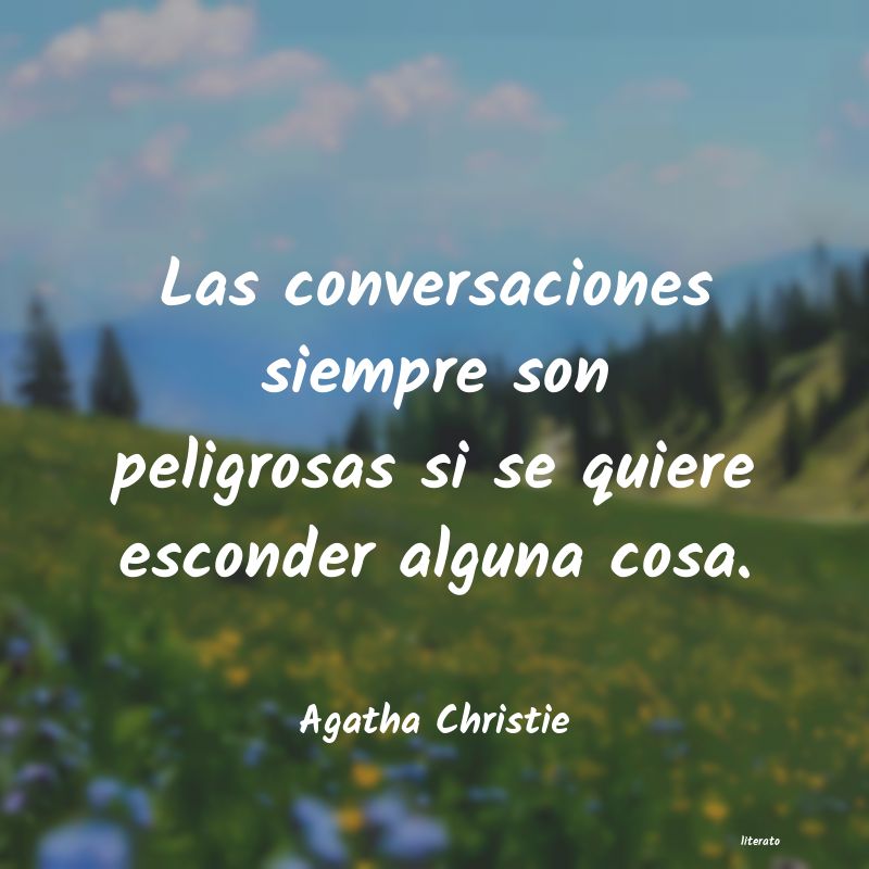 Frases de Agatha Christie