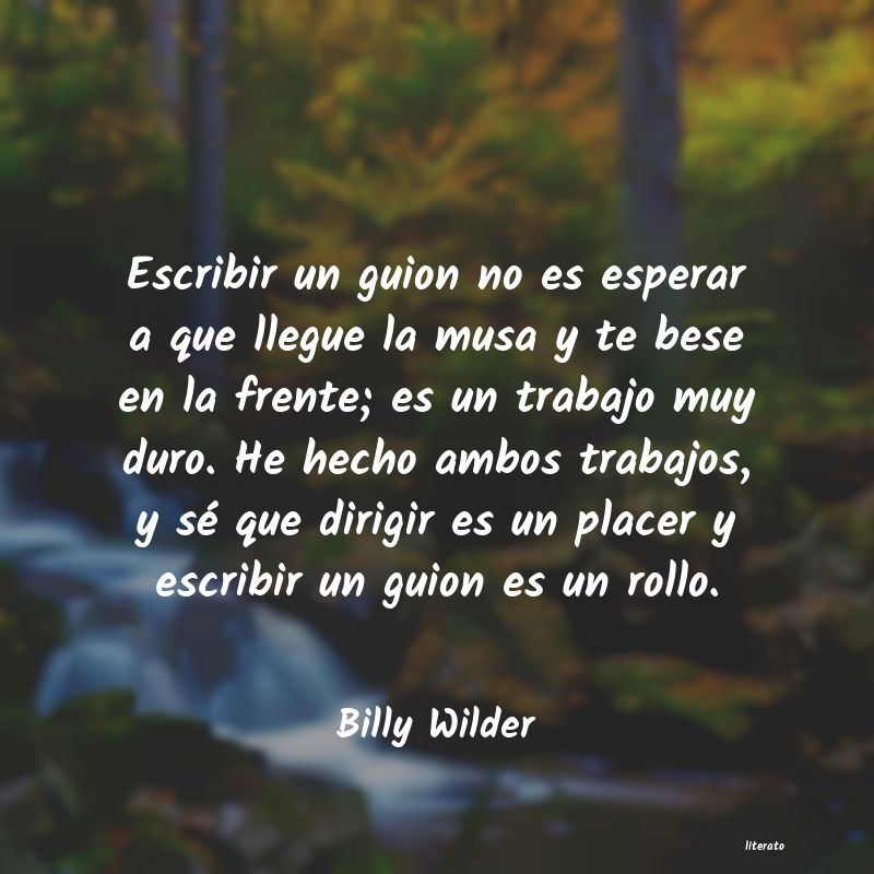 Frases de Billy Wilder