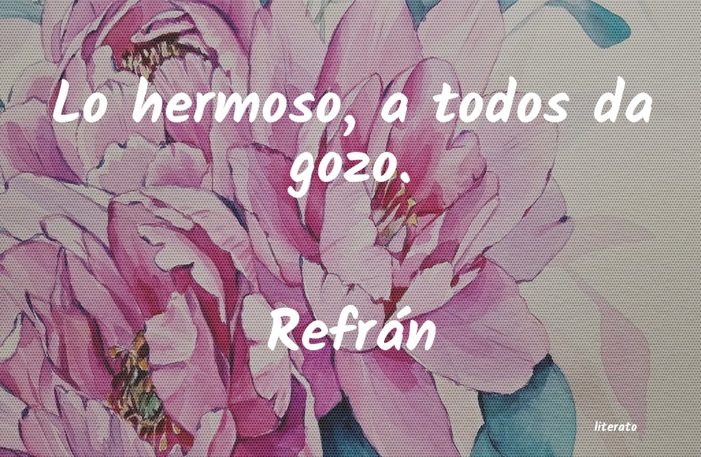 Frases de Refrán