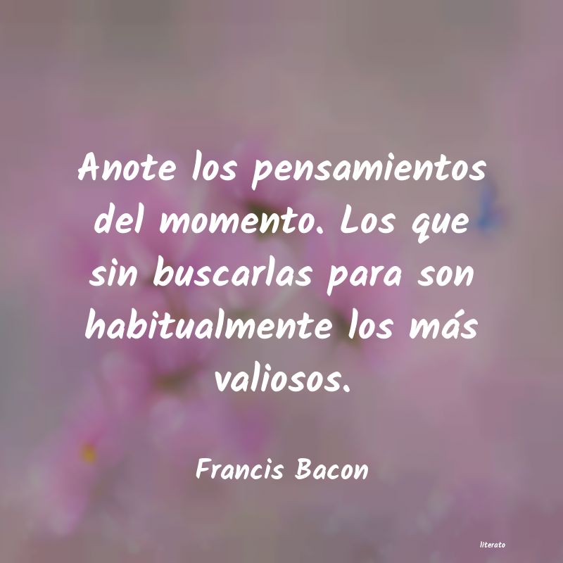 frases de Francis Bacon