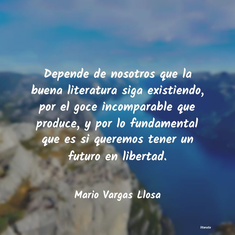 Frases de Mario Vargas Llosa