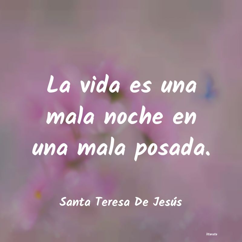 frases de Santa Teresa De Jesús