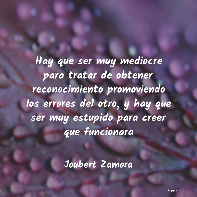 Frases de Joubert Zamora