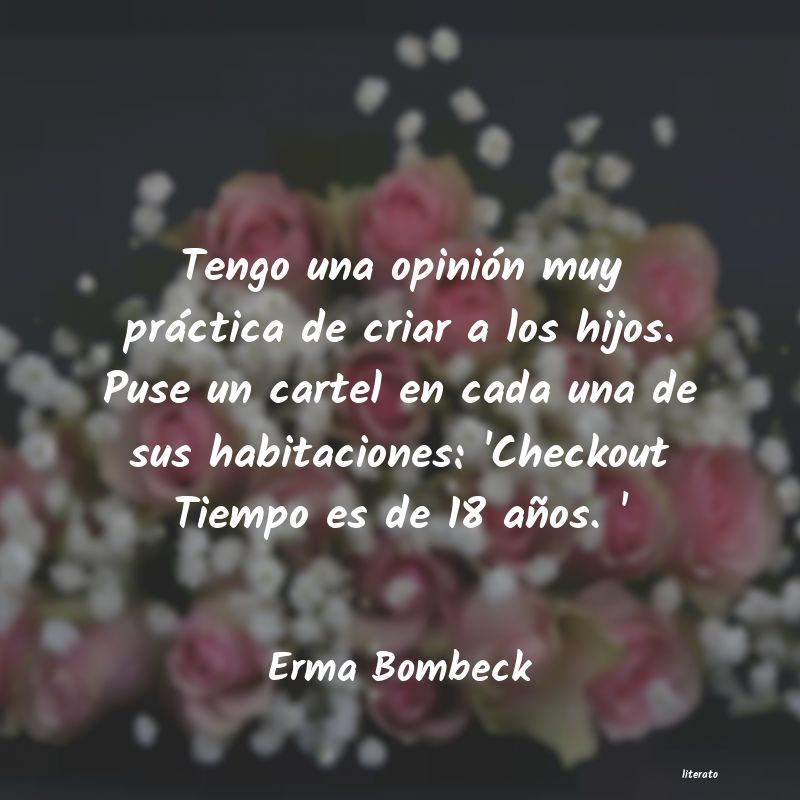 frases de Erma Bombeck