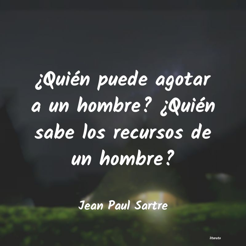 frases de Jean Paul Sartre