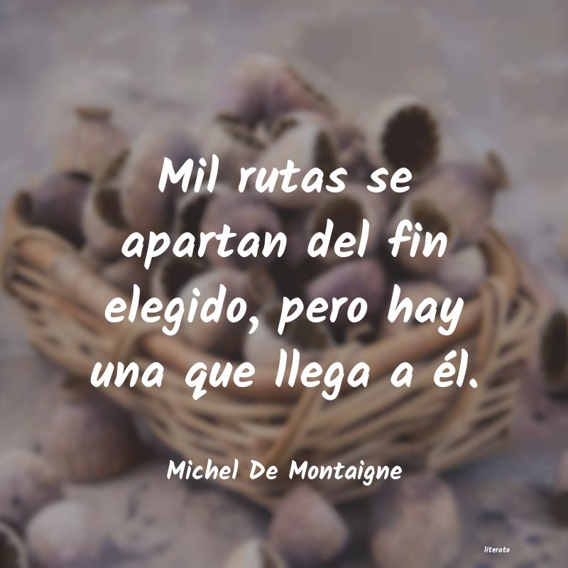 frases de Michel De Montaigne