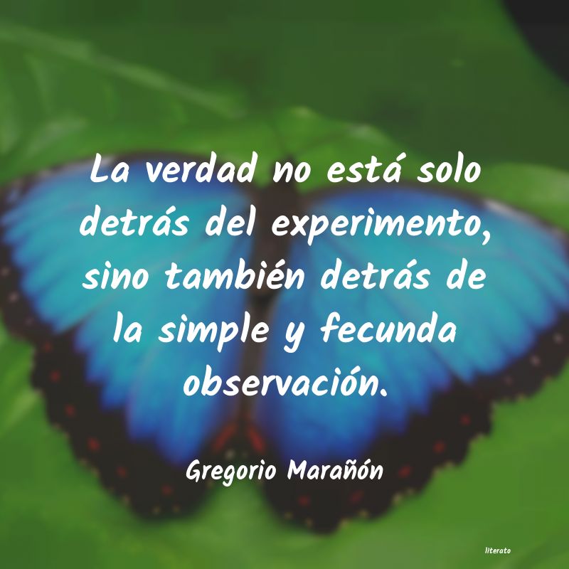 Frases de Gregorio Marañón